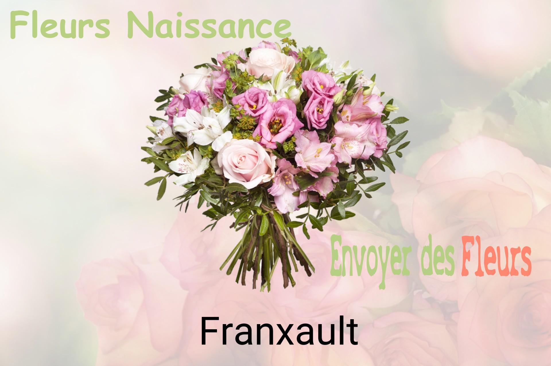 Bouquet de fleurs de naissance livré à Franxault